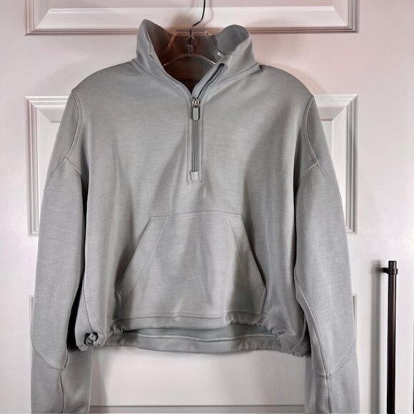 Lululemon Women’s Jade Green Half Zip Soft Stream Pullover Size 6 - Picture 1 of 5